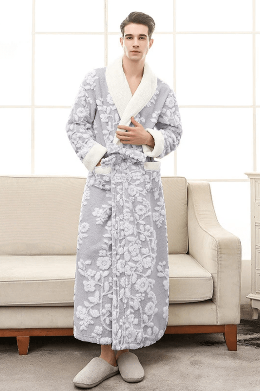 peignoir en laine