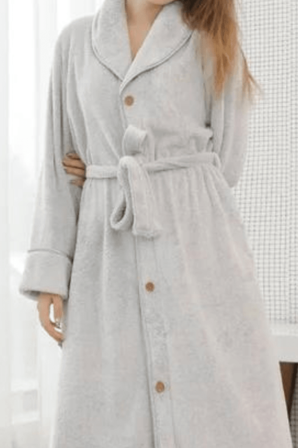 peignoir élégant et long