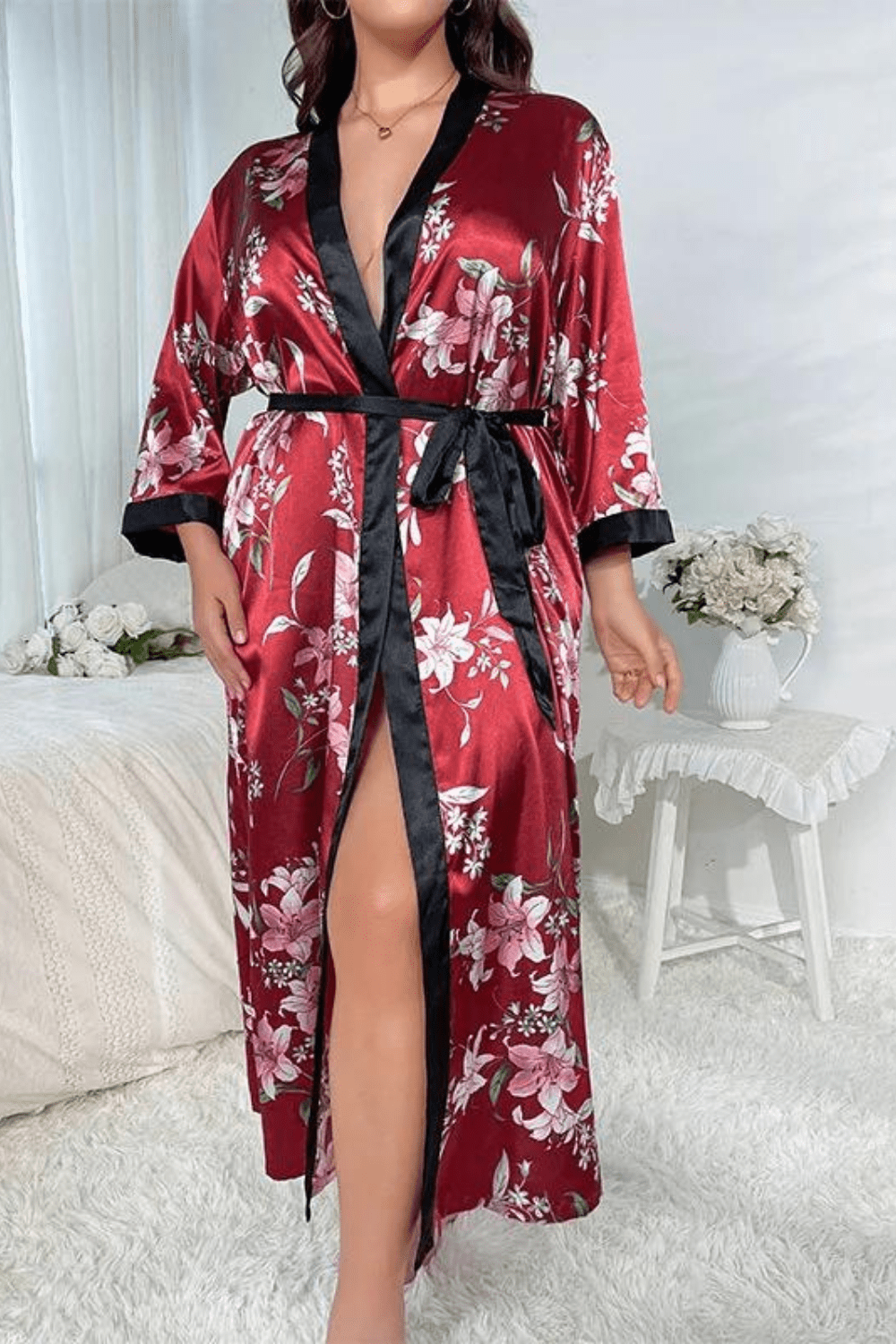 peignoir japonais femme