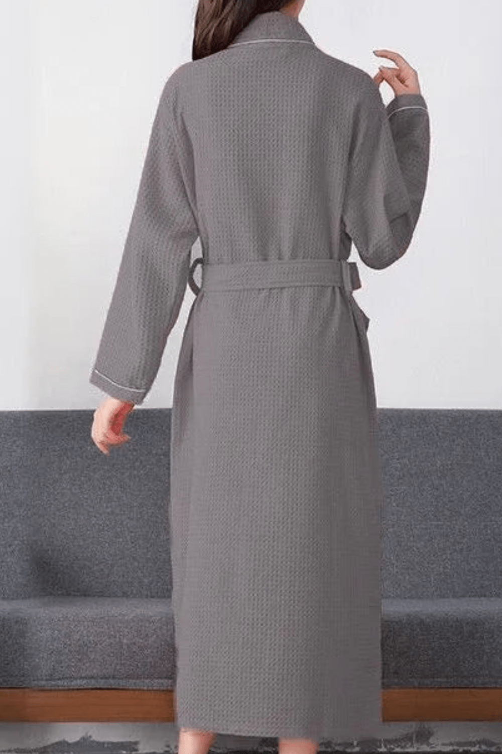 peignoir coton luxe