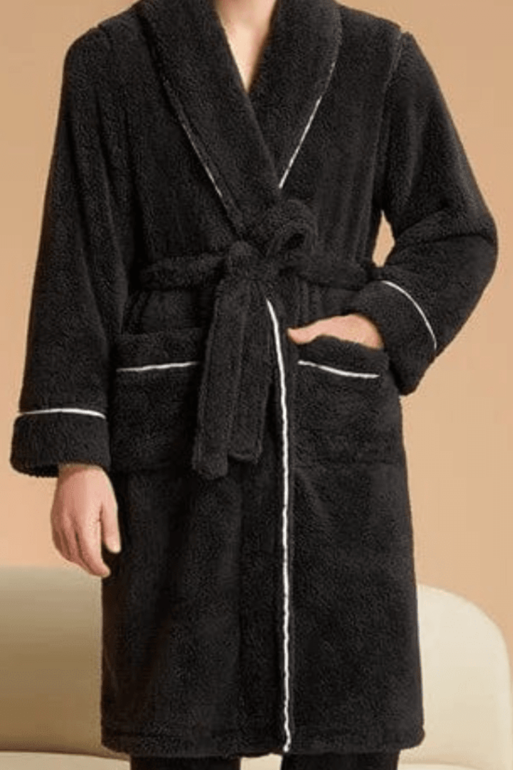 peignoir confort noir