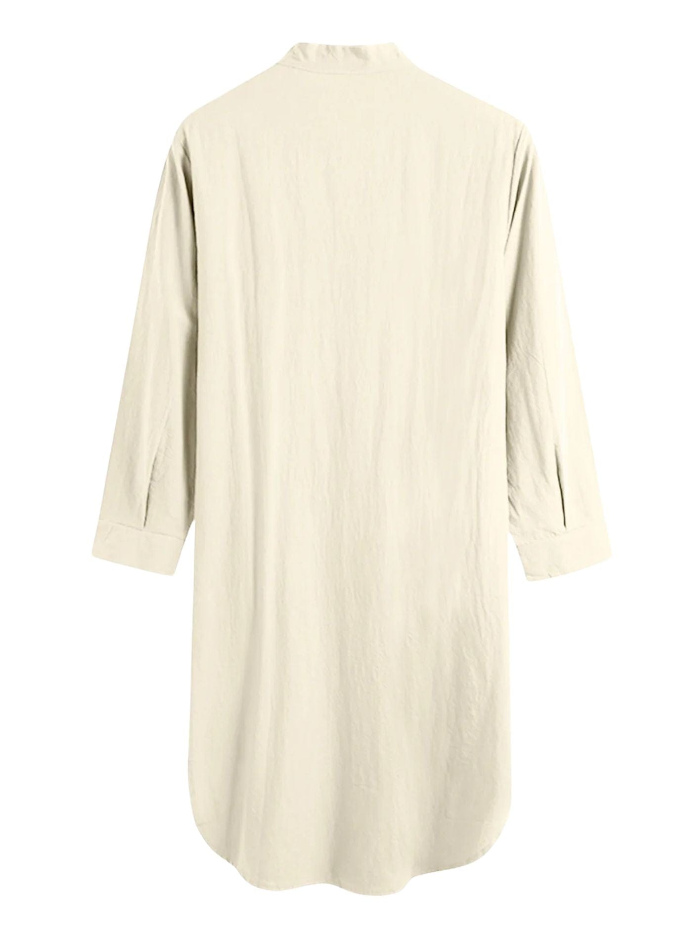 peignoir homme col rond