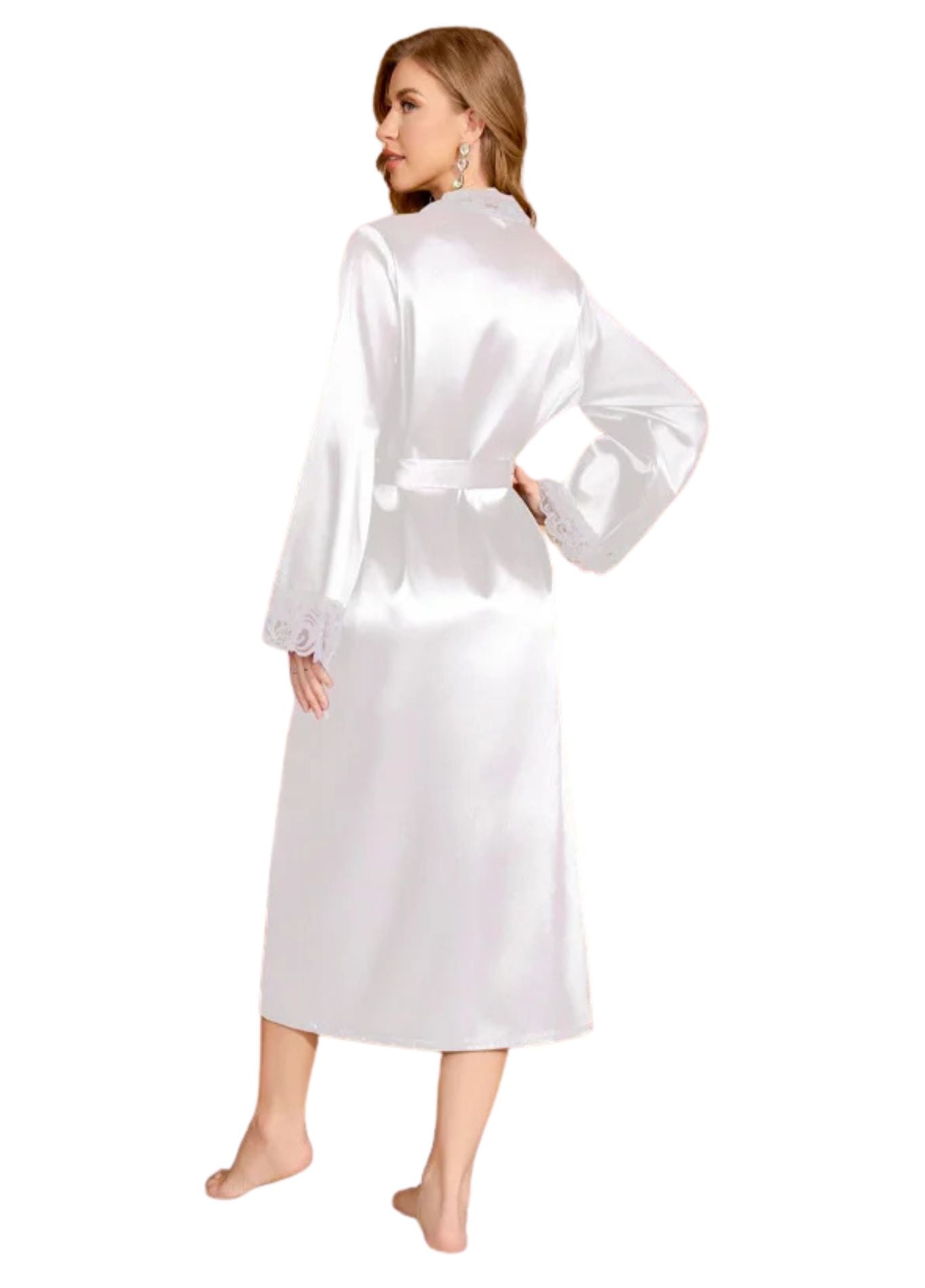 élégant peignoir blanc