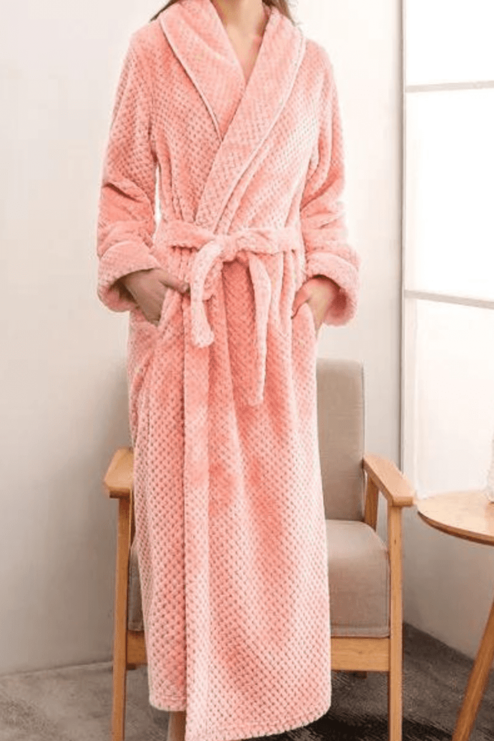 peignoir coton confort