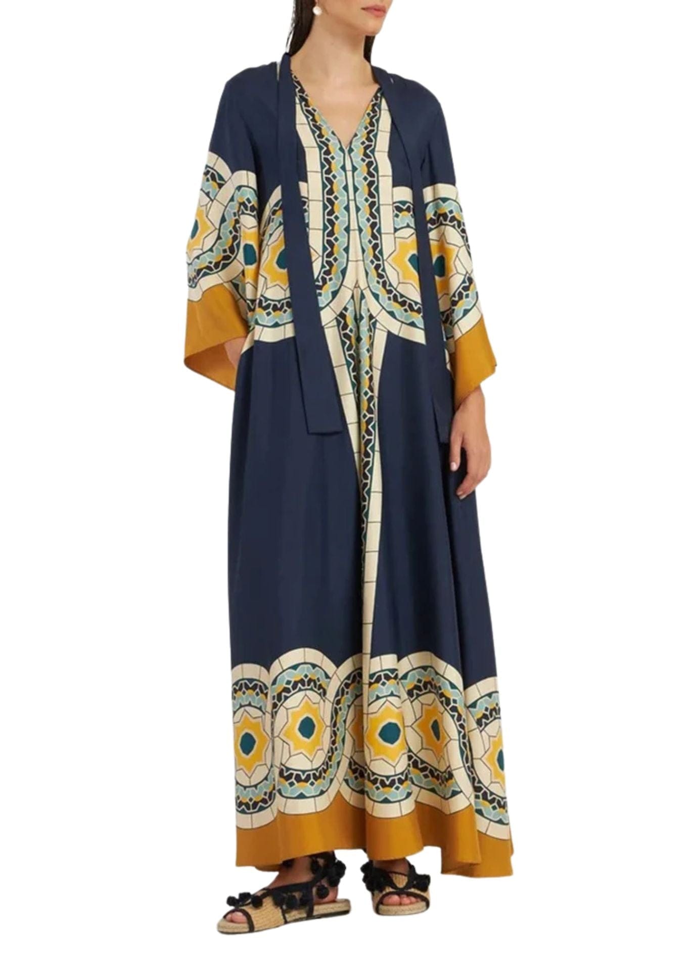 motif de robe avec kimono