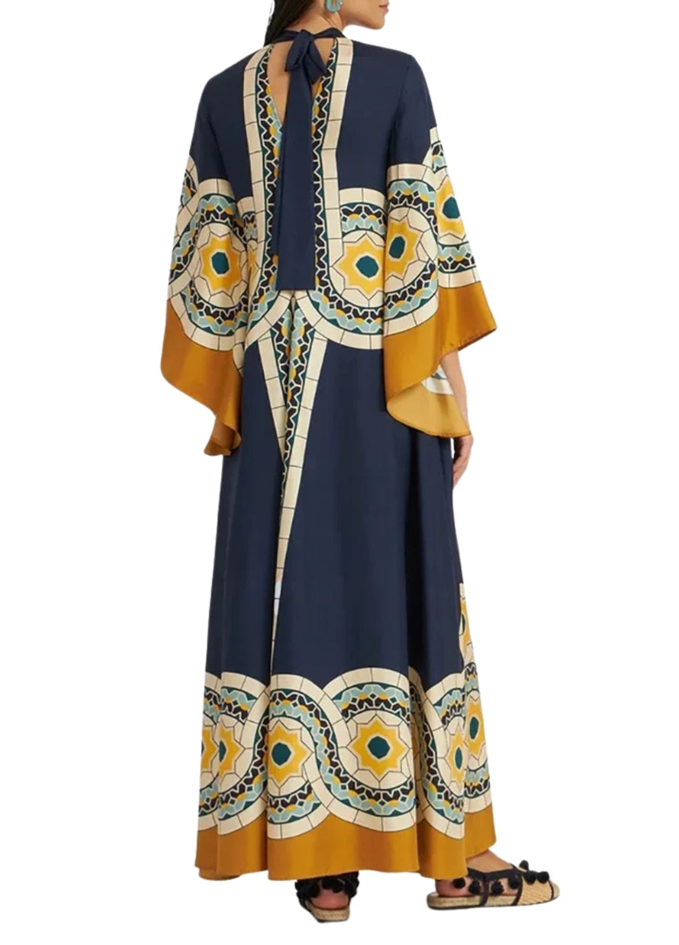 robe avec kimono en polyester
