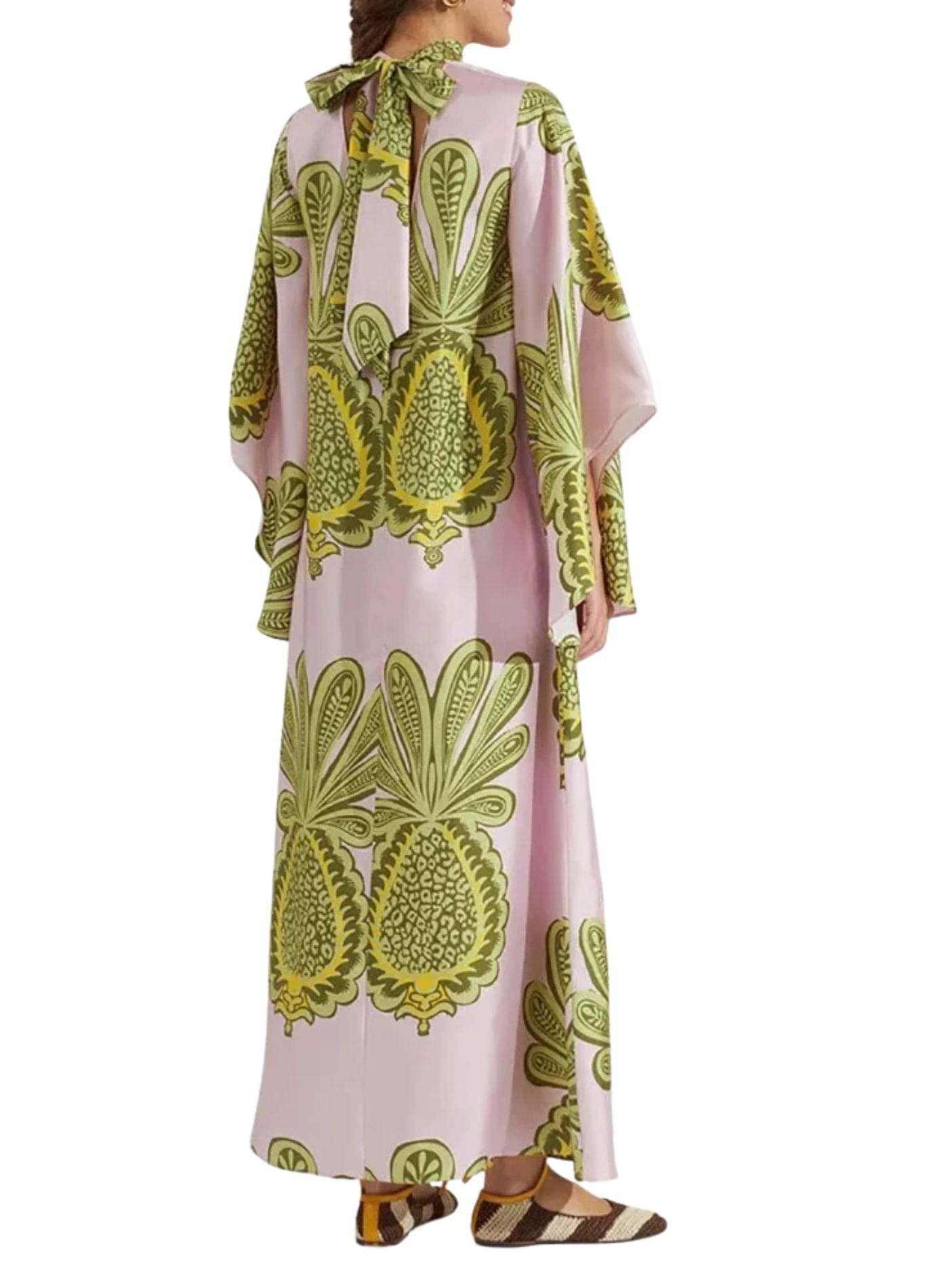 détail de tissu kimono longue