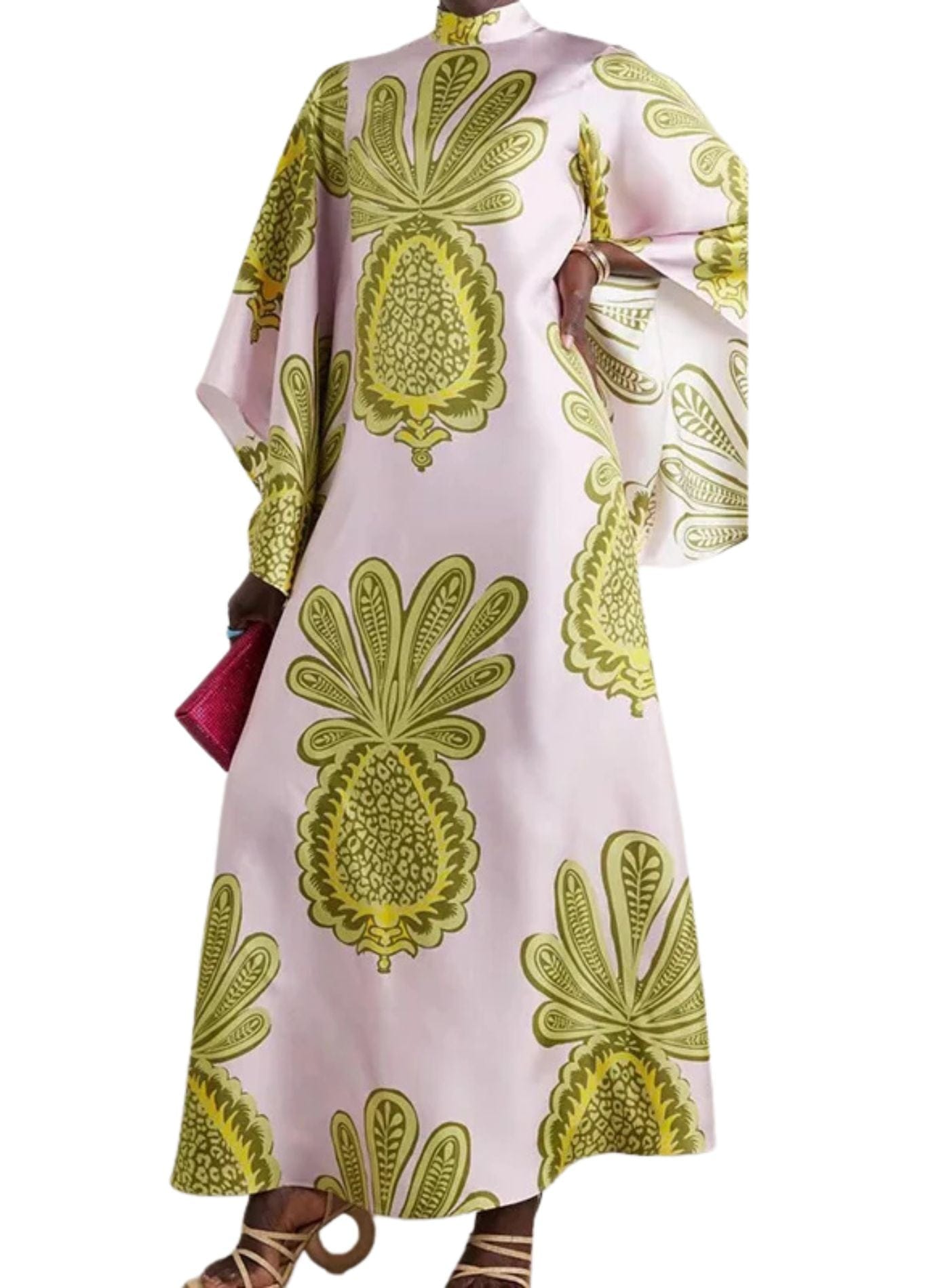motif brocart sur robe kimono