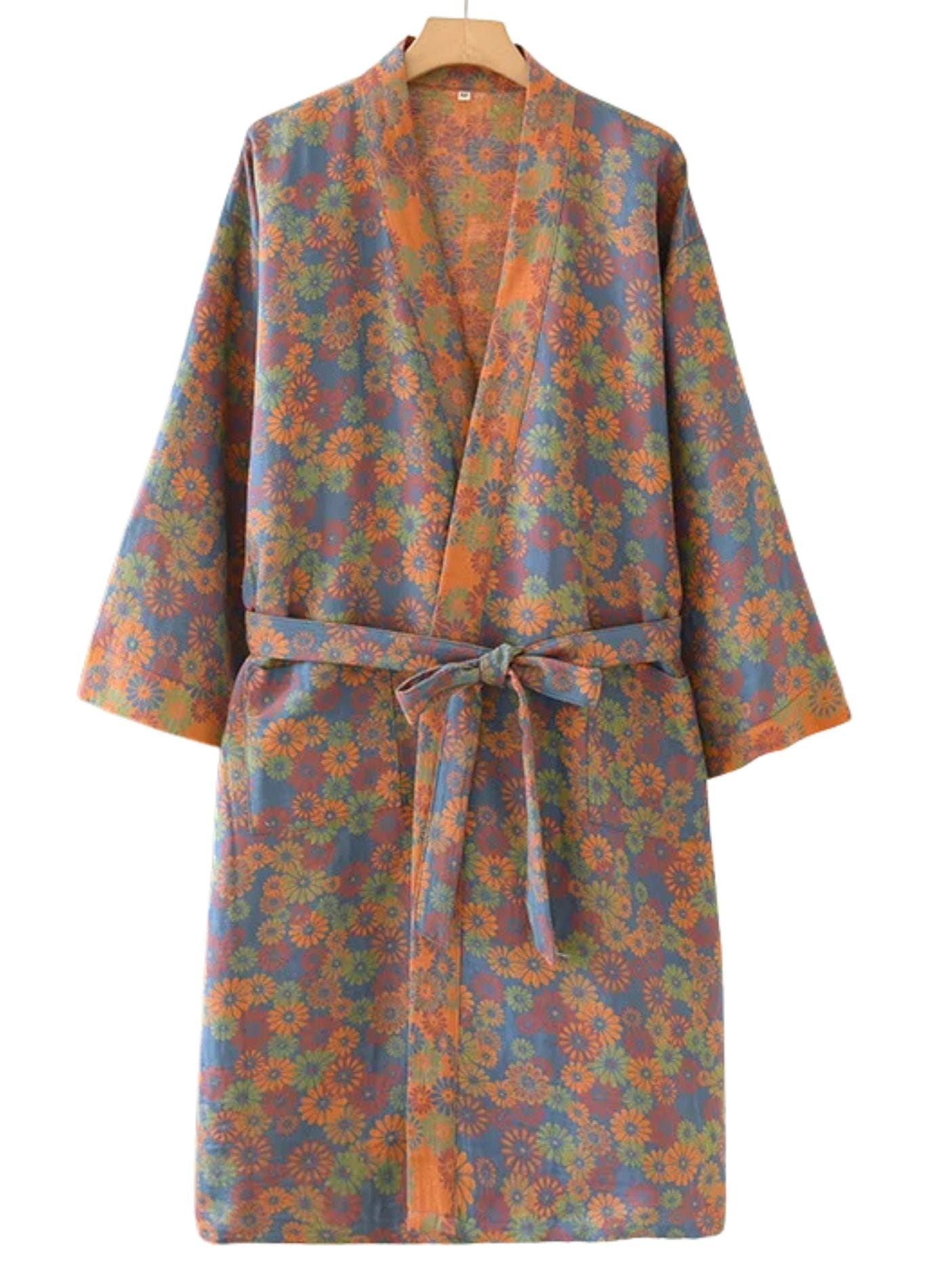 coupe genou kimono coton