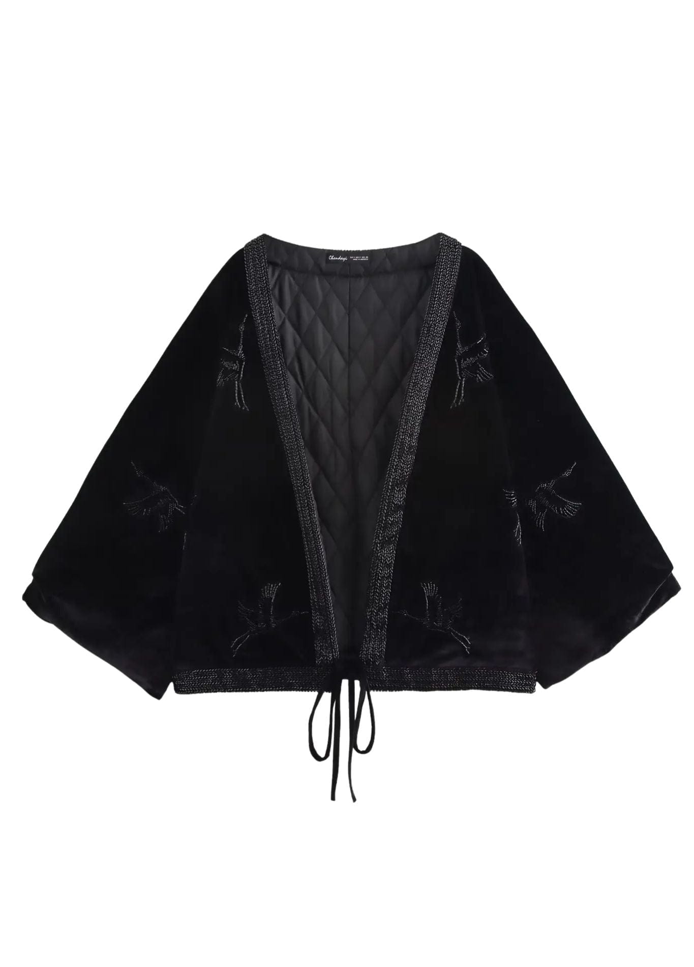 veste kimono matelassée